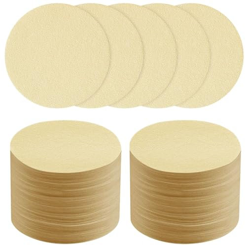 HOTUT Filtri caffè in Carta 400 Pezzi, Carta Filtro per caffè Rotonda Filtri da caffè Non Sbiancati, 100% Naturale Filtri caffè Monouso, per Macchine da caffè Caffettiere Moka Pot (58mm)