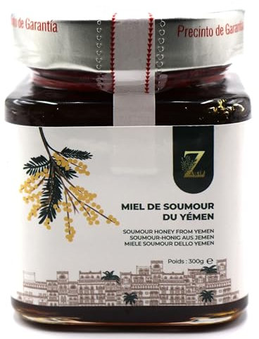Miel De Soumour du Yémen -300g -un miel Rare et unique - 100% Naturel, Récolté dans la région de Da'wan, à Hadramawt