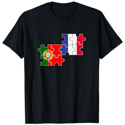 Portugal France Drapeau Portugais T-Shirt