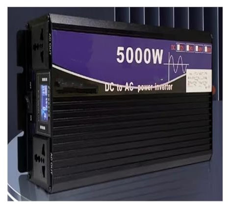 Convertisseur 12v 24V 48V À 220v Onduleur 5000w 6000w 8000w 12000w Transformateur Voiture Solaire Hors Réseau LCD Onduleur À Onde Sinusoïdale Convertisseur Onduleur (Size : 5000W-220V-12V)