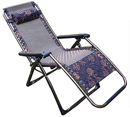 CCVAYE Sonnenliege Zero Gravity Chair Chaiselongue Büro Klappstuhl Mittagspause Liege Einfacher Sessel Einzelsommer Erwachsene Siesta Bett Camping Bea