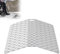 XMTECH Schwellenrampe Schwellenbrücke Rollstuhlrampe aus Aluminium, Brückenrampe, Türschwellenrampe, Tragfähigkeit 270 kg, 60 cm Länge