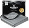 GENTLEMONKEYS Lot de 2 chiffons en carbone - Chiffons en microfibre pour vitres de voiture sans traces - Chiffons de nettoyage en microfibre - 350 g/m² (50 x 40 cm)
