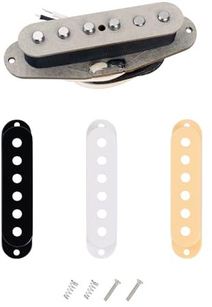 Banworks Alnico 5 Micro chevalet décalé 52 mm 5,8 K bobine simple bobine fibre bobine pour guitare électrique Stratocaster Strat ST JT/SYQ-02