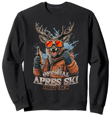 Official Après-Ski Party Crew Skifahren Sweatshirt