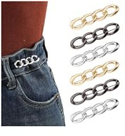 LunarCharm 6 Stück Verstellbare Waist Clips Für Hosen, Praktische Waist Tightener Und Bundre Clips Zum Enger Machen Von Hosen, Ideal Für Verstellbare Jeans Knöpfe