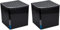 WENKO Raumentfeuchter Cube, Luftentfeuchter mit 1 kg Block (Calciumchlorid), nachfüllbar, 16,5 x 15,7 x 16,5 cm, Schwarz (Packung mit 2)