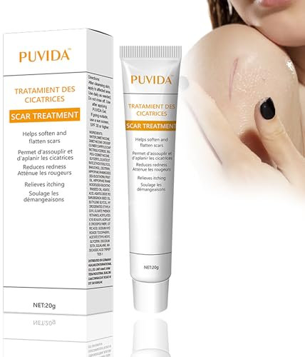 Gel Réparateur au Silicone 20g | Crème Cicatricelle Avancée pour cicatrices chirurgicales, césariennes, brûlures, acné et vergetures | sans odeur | Formule Douce
