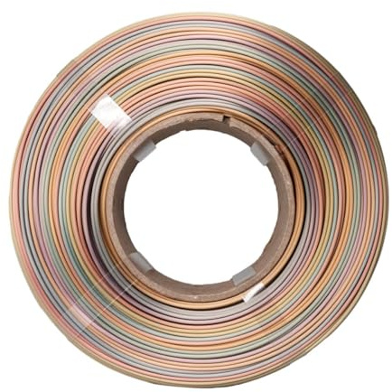 AzureFilm PLA Silk 1,75 mm 3D Drucker Filament - 1kg Spule - Glänzendes Finish - Einfach zu drucken - Lebendige Farben (Tropicana, 1kg)