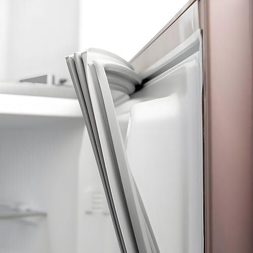 Gris,Universal Magnética Junta Puerta Frigorifico con Congelador,Sello del Goma para Nevera refrigeración