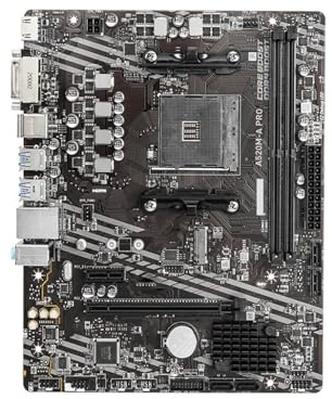 motherboard Fit For MSI A520M-A PRO Gaming Motherboard Ryzen 5000, AM4, DDR4, PCIe 3.0, SATA 6Gb/s, M.2, USB 3.2 Gen 1, DVI/HDMI, Micro-ATX