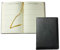 DELMON VARONE - 5 Jahres Kalender immerwährend gebunden Soft Grain Leder schwarz - Organizer Terminplaner (1 Tag 1 Seite) - Kalenderbuch Planer mit Tagesübersicht - Notizbuch Tagebuch im Hardcover