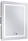 Bathroom Illuminated Mirror with Demister Device Warm & Cold LED Light Adjustable - Shaver Socket - Touch Switch - Wall Mount - 500 x 390mm