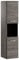 Montreal Badschrank 131 cm Eiche Grau Hochschrank