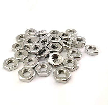 Dado esagonale basso esagonale in acciaio inox A2 DIN 439 (M10) x 50