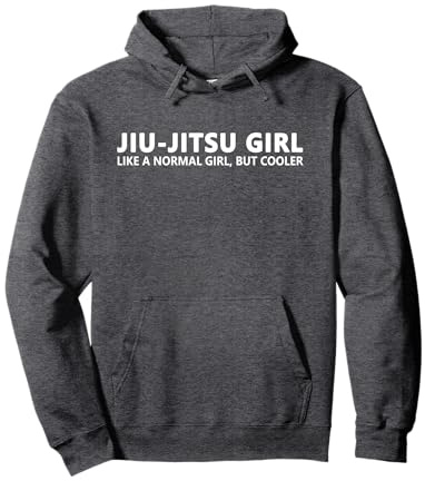 Jiu Jitsu Girl Funny Jiu Jitsu Girl Pullover Hoodie