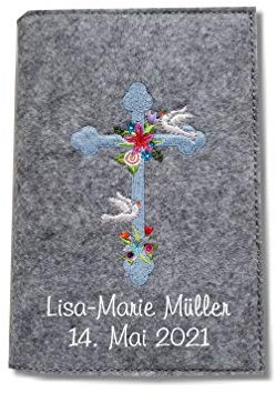 Gotteslob Hülle Filz Gotteslobhülle 2025 Kreuz Tauben