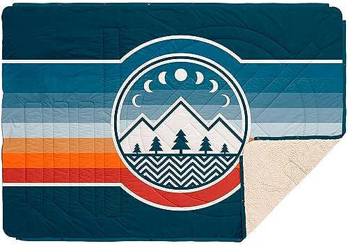 Voited Recycled Cloudtouch Indoor Outdoor Camping Kissendecke - Camp Vibes 2 - Thermal Warm Heat Layer Layers