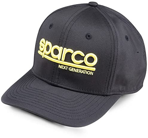 Sparco Unisex Mütze Youth Next Generation schwarz Baseballkappe, One Size Einheitsgröße