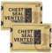 RHINO RESCUE Vent Chest Seal, Notfall-Trauma-Verband, Erste-Hilfe-Set, Sterile Verpackung (2 PCS)