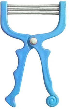 Gesichtsepilier, Face Hair Remover, Gesichtshaarentferner effektiver Epilierer Portable Face Lips Epilierer Haarentfernung Kunststoff Feder Gerät Beauty Tool für Frauen Männer, zufällige Farben