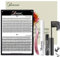 Missicee DIY Kit De Extensión De Pestañas Postizas Individuales con 240 piezas 10D/20D 8-12mm Pestañas Pelo a Pelo y Pegamento (D Curl)