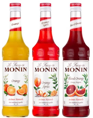 Lot sirops oranges - Orange, Orange spritz, Orange sanguine - 3x70cL