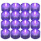 FEBIO 12PièCes LumièRe LED Submersible, Bougies Chauffe-Plat ImperméAbles Violettes, Saisonnier à Piles Sous-