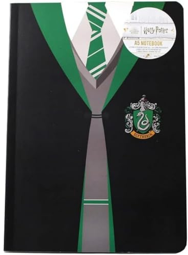 Harry Potter Half Moon Bay Half Moon Bay A5 weiches Notizbuch – Slytherin Uniform – Slytherin Merchandise – Tagebuch Notizbuch A5 Merch