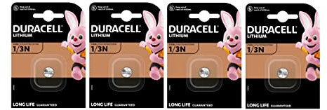 4X Duracell CR 1/3N 2L76 CR11108 with Lithium (4 Blister Packs of 1 Battery) 4 Batteries