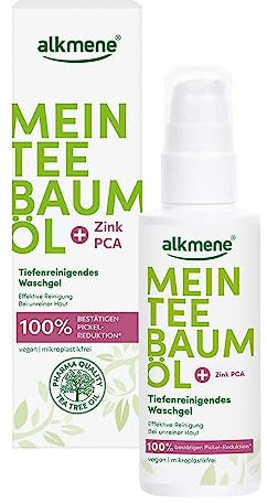 ALKMENE Mein Teebaumöl tiefenreinigendes Waschgel 150 ml