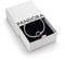 PANDORA Moments Women's Sterling Silver Heart Closure Snake Chain Bracelet, Size 16, With Gift Box