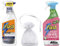 Flash Kitchen Cleaning Spray, Citrus Scent, 800ml & Flash Sparkling Home Antibacterial Multi-Surface Cleaner Spray, 800ml, Wild Berries Scent + for You: Organza Small