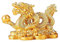 HIAME Statue de dragon chinois pour décoration de la maison et du bureau, cadeau porte-bonheur pour l'année du dragon chinois 2024, Feng Shui, attirant la richesse, décoration d'intérieur, sculpture