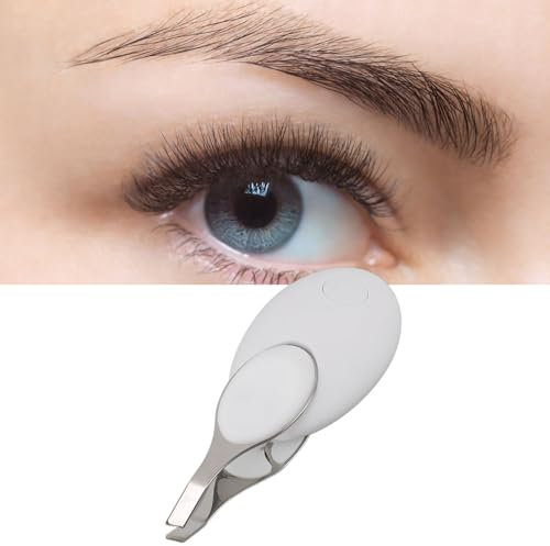Pinzas de Cejas Eléctricas con Cámara HD, USB Recargable, Multifuncional, WiFi, Diseño Visualizable, Material ABS, Simple y Conveniente, para Recorte de Cejas, Depilación