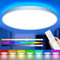 zemty 36 W 3600 LM RGB Bathroom Lights Ceiling with Remote Control, [Timer & Memory] 38 CM LED Ceiling Light Dimmable, IP54 Waterproof Colour Changing Round Ceiling Light for Bedroom Living Room