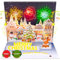 FITMITE Weihnachtsstadt-Feuerwerk-Grußkarte, Papier