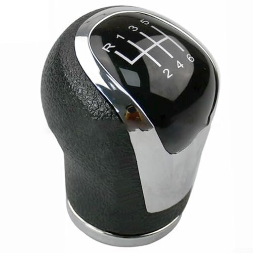 Pomo de palanca de cambios de 6 velocidades, bola de mano negra para Nissan, Qashqai, J11, X-Trail, T32