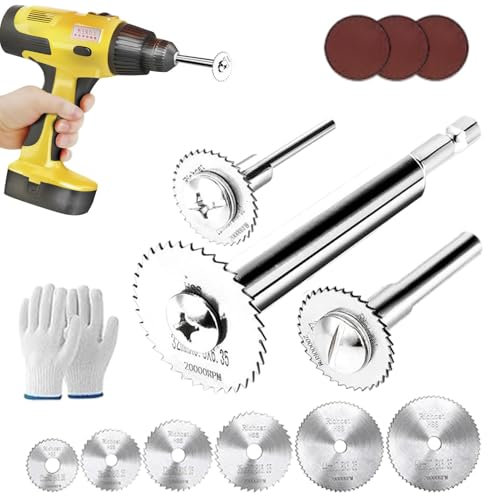 Sägescheibenrad für Bohrmaschine, Trennscheibe für Bohrmaschine - Metall-Rotationswerkzeug-Trennscheibe | Mehrzweck-Bohrschneidrad für Familien, Werkstätten, Fabriken
