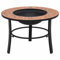 Xichuzi Feuerstelle Mosaik Keramik Terracotta 68 cm, Feuerkorb, Feuerschale Outdoor, Lagerfeuer, Bonfire, Garten - 46719