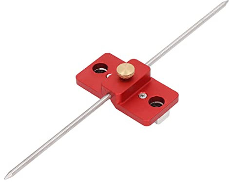 Table Saw Fence Parallel Positioning Tool, Aluminum Alloy Saw Blade Alignment Jig Table Saw Indicator Gauge Woodworking Aligning Calibrating Adjustable Limit Pin Positioning Ruler