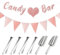 Candy Bar Girlande,Candy Bar Deko,Candy Bar Banner,Candy Bar Schild,Candy Bar Zubehör,Zuckerzange,Eiszangen,Candybar Zangen