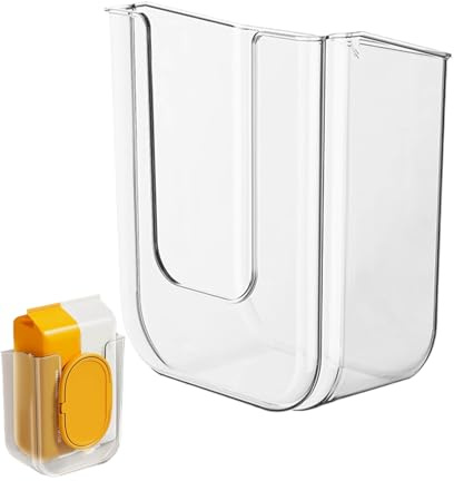 Wipes Holder - Baby Wipes Dispenser | Wet Wipe Dispenser | Nappy Bag Container | No Punching Toilet Wipes Container | Refillable Tissue Box for Bathroom Kitchen Bedroom Family Home Use