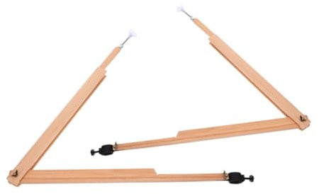 Uonlytech 2stücke Holzkompass Zeichenwerkzeug Für Tafel-entwurf Und Lehrerdemonstration Mit Präziser Radiuseinstellung Robustem Holzbau Für Holzbearbeitung Und Geometrische Aufgaben
