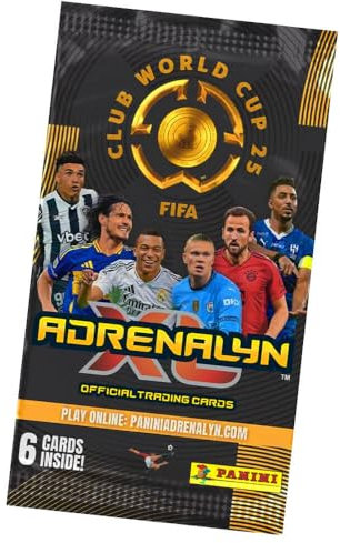 Bundle mit Panini FIFA Club World Cup 2025 - WM Trading Cards - Weltmeisterschaft Sammelkarten - 1 Booster + Exklusive Geburtstagskarte