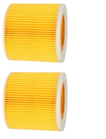 Filtro compatibile per aspirapolvere Karcher serie modello A2004, A2054, A2204, WD3 design facile da usare (2 pezzi)