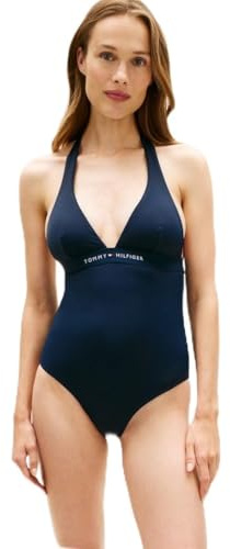 Tommy Hilfiger Damen Halter Rp Op Uw0uw06366 Neckholder-Badeanzug