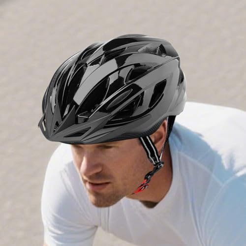Casco Da Bicicletta Casco Bici Per Giovani E Adulti Cascos Da Ciclismo Caschi Bicis Sportiva, E Bike E Monopattino Protezione Di Sicurezza Per Uomo Donne Adulti,54-62 Cm