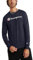 Champion Men's Classic Graphic Long Sleeve Tee T Shirt, Navy-y06794, L UK