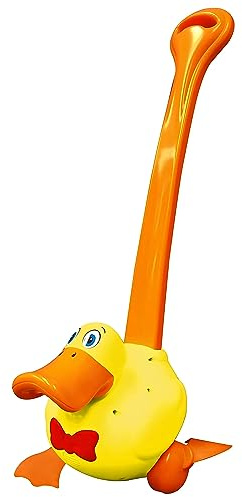 Waddles the Waddle Duck - Baby to Toddler Push Toy with Quacking Sounds and Waddling Action, Walking Toy for 1-3 Year Olds, Great for 1 Year Old Learning to Walk - Yellow